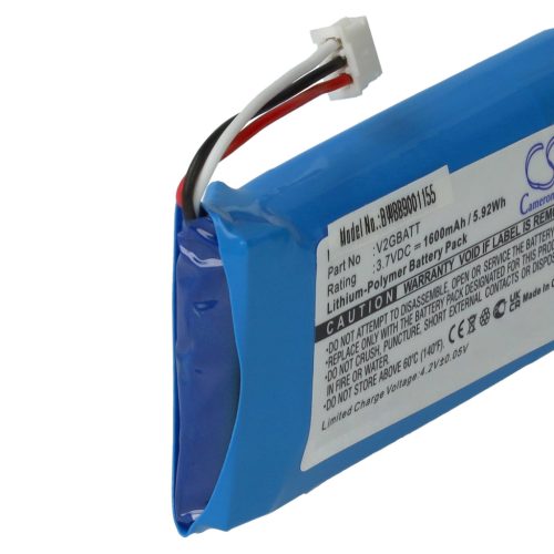 VHBW Hundetrainer Akku Sportdog V2GBATT - 1600 mAh 3,7 V Li-Polymer