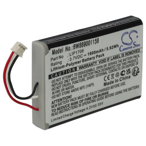 Sony LIP1708 Játékkonzol - 1600 mAh, 3,7 V