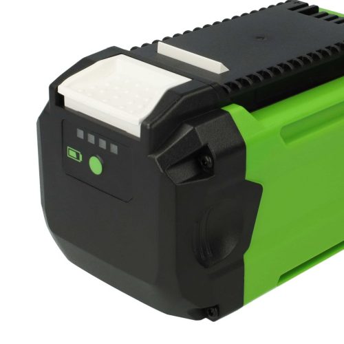 VHBW Greenworks GWG40B2, GWG40B4 Fűnyíró Akkumulátor - 3000 mAh 40 V Li-Ion, Fekete/Zöld