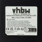 VHBW Electric Hand Tool Battery Einhell Power X-Change Agillo 18/200, Freelexo 1200 LCD for Multifunctional Tools - 18V, Li-Ion, 1300mAh