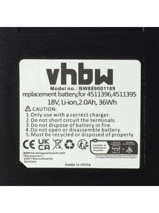 Elektromos kéziszerszámgép akkumulátor Einhell Power X-Change Agillo 18/200, Freelexo 1200 LCD multifunkcionális szerszámokhoz - 18V, Li-Ion, 2000mAh