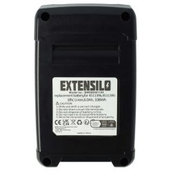   Elektromos kéziszerszámgép akkumulátor Einhell 45.114.36, 4511437, 4511396, 4511395 - 6000 mAh, 18 V, Li-Ion 