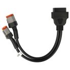 VHBW OBD2 Adapter für Harley Davidson-Motorrad - 4 pin, 6 pin zu OBD 2 16 pin