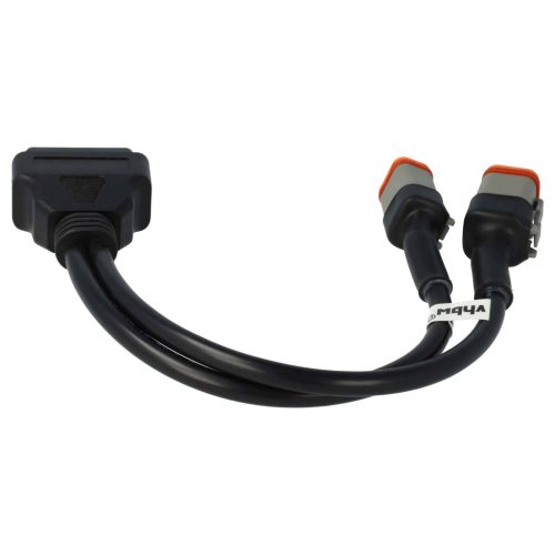 VHBW OBD2 Adapter für Harley Davidson-Motorrad - 4 pin, 6 pin zu OBD 2 16 pin