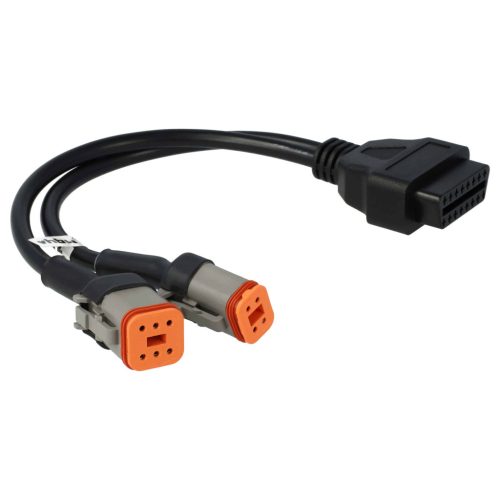 VHBW OBD2 Adapter für Harley Davidson-Motorrad - 4 pin, 6 pin zu OBD 2 16 pin
