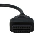 VHBW OBD2 Adapter 3 pin to OBD 2 16 pin - Yamaha MT-09 / SP Motorbike