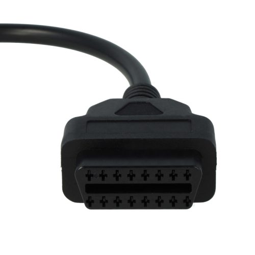 VHBW OBD2 Adapter 3 pin to OBD 2 16 pin - Yamaha MT-09 / SP Motorbike
