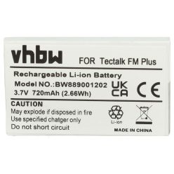 VHBW Radio Akku Albrecht BLN-3746 - 720 mAh 3,7 V Li-Ion