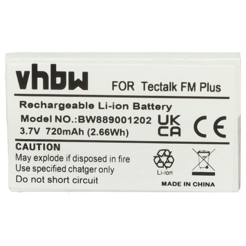 VHBW Radio Akku Albrecht BLN-3746 - 720 mAh 3,7 V Li-Ion
