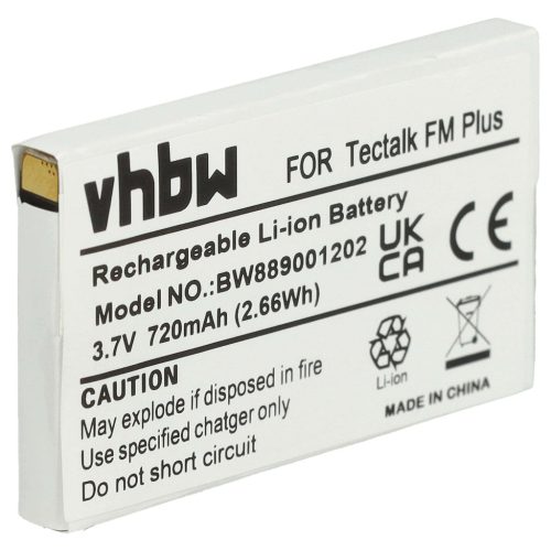 VHBW Radio Akku Albrecht BLN-3746 - 720 mAh 3,7 V Li-Ion