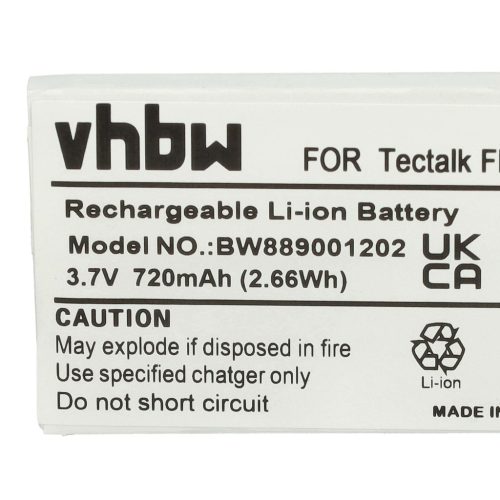 VHBW Radio Akku Albrecht BLN-3746 - 720 mAh 3,7 V Li-Ion