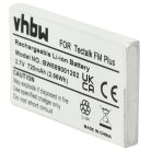 VHBW Radio Akku Albrecht BLN-3746 - 720 mAh 3,7 V Li-Ion