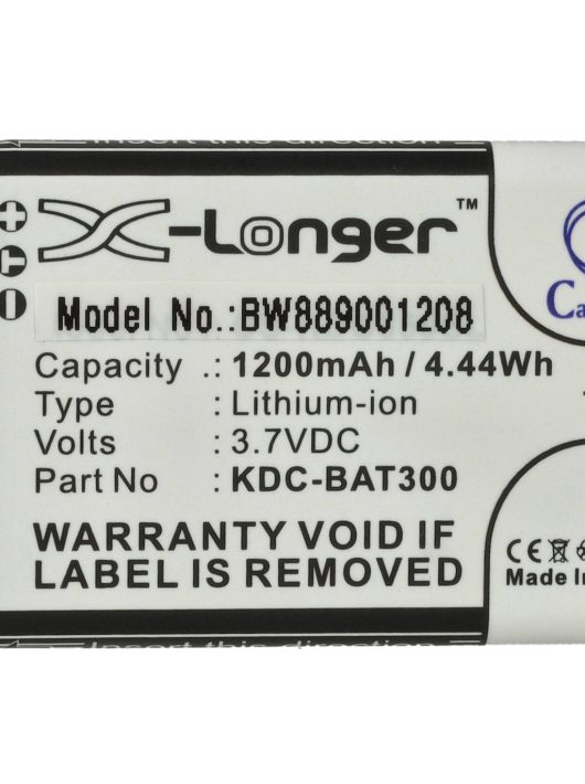 KOAMTAC KDC-BAT300 Vonalkód-leolvasó Akkumulátor - 1200 mAh 3,7 V Li-Ion