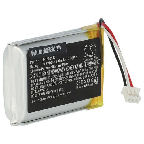 Asus FT802540P Számítógépes Egér Akkumulátor - 800mAh 3,7V Li-polimer