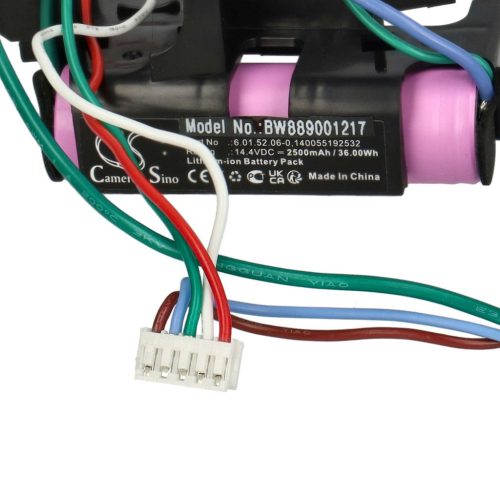 VHBW Battery AEG 140026702013, 140112523026, 140055192532 types - 2500 mAh, 14.4 V, Li-Ion