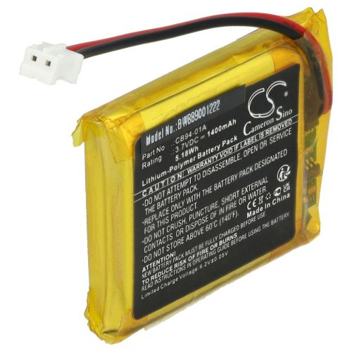 VHBW Babyphone Akku für Motorola CB94-01A - 1400 mAh 3,7 V Li-Polymer