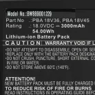 VHBW Gardena Lawn Mower Battery 14902-2, 14905-20, 14902-20, 14903-20, 14903 - 3000 mAh 18 V Li-Ion