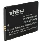 VHBW Senior mobile phone battery Emporia AK-S3M - 2500 mAh 3.8 V Li-polymer - Smartphone battery