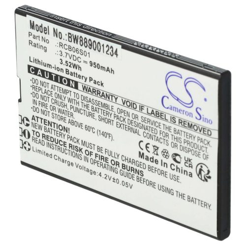 VHBW Mobile Phone Battery for Swisstone RCB06S01 - 950 mAh 3.7 V Li-Ion - Smartphone Battery