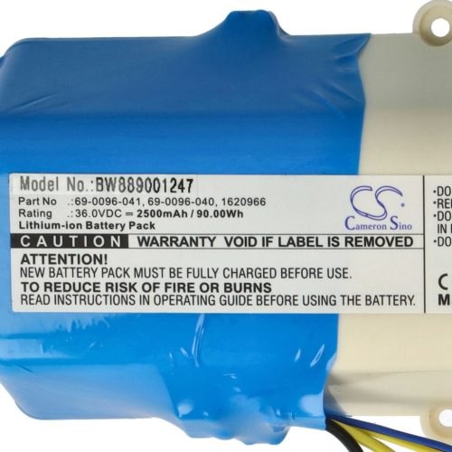 VHBW Battery for Bissell 69-0096-040 - 2500 mAh, 36 V, Li-Ion