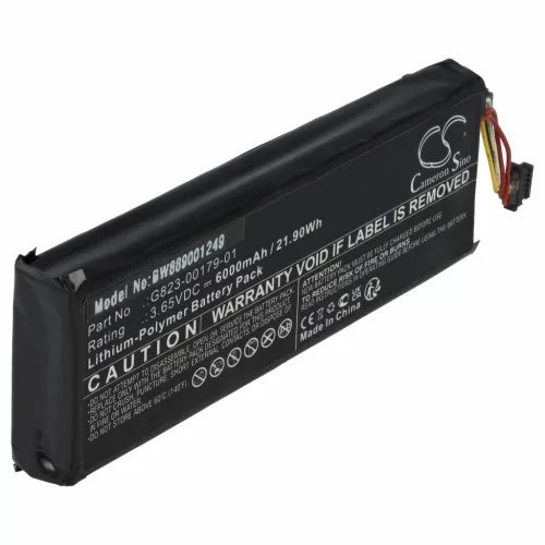VHBW Intercom Doorbell Battery Google Nest G823-00179-01 - 6000 mAh 3.65 V Li-polymer