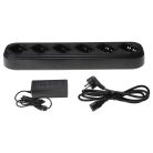 VHBW Ladegerät + Netzadapter für Motorola NNTN5510 Radioakkus, 0,4 A