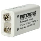 VHBW 9V Block Akku Daitem BATV13 - 1000 mAh 9 V Li-Ion