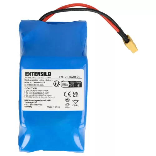 VHBW E-Board Battery Elitop 0702AS-HCY - 6800 mAh 25.2 V Li-Ion