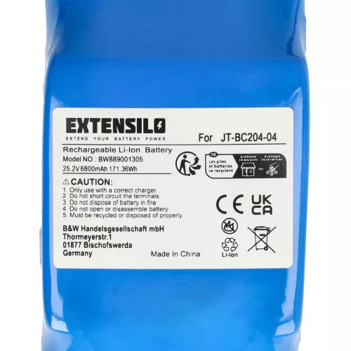 VHBW E-Board Battery Elitop 0702AS-HCY - 6800 mAh 25.2 V Li-Ion