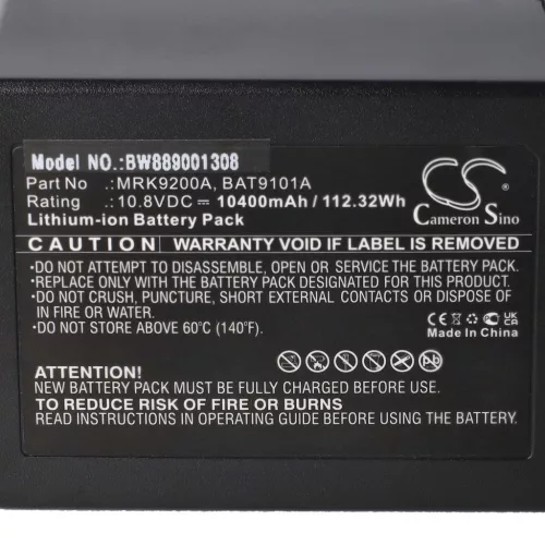 VHBW Cub Cadet MRK9200A BAT9101A Lawn Mower Battery - 10.4 Ah 10.8 V Li-Ion