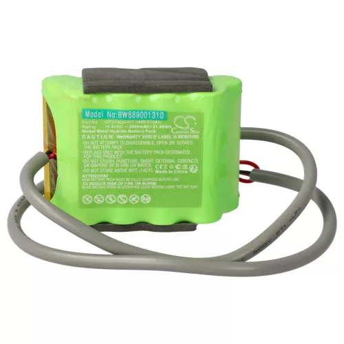 VHBW Rollladenakku Velux GP210AFHT, GP2100AFHT, HHR-210AH, 865103, 832817 - 2000 mAh 10,8 V NiMH