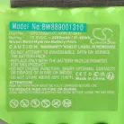 VHBW Rollladenakku Velux GP210AFHT, GP2100AFHT, HHR-210AH, 865103, 832817 - 2000 mAh 10,8 V NiMH