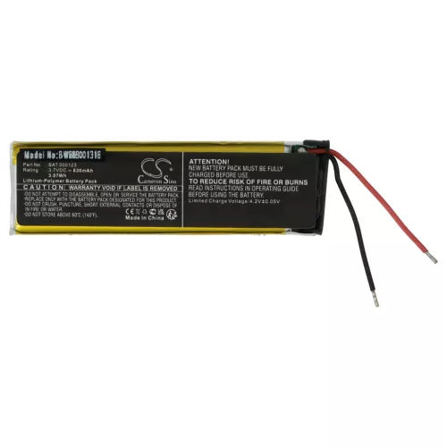VHBW E-Zigarette Akku BAT.000123 - 830 mAh 3,7 V Li-Polymer