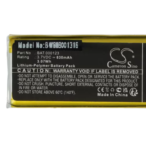 VHBW E-Zigarette Akku BAT.000123 - 830 mAh 3,7 V Li-Polymer