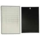 VHBW Ideal 8736001 Légtisztító 2 Részes Szűrőkészlet - HEPA Szűrő, Aktív Szénszűrő