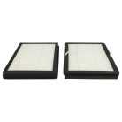 VHBW Rowenta XD6520F0 Légtisztító Szűrő Készlet 2x