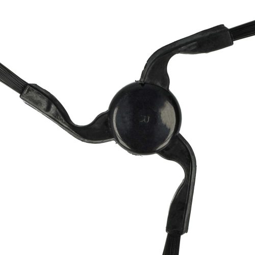 VHBW Miele 9724010 Robotporszívó Oldalkefe Készlet, 2x, 3 Karú, Fekete