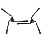 VHBW Miele 9724010 Robotporszívó Oldalkefe Készlet, 2x, 3 Karú, Fekete