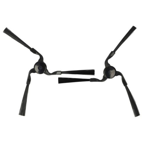VHBW Miele 9724010 Robotporszívó Oldalkefe Készlet, 2x, 3 Karú, Fekete