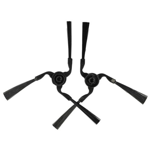 VHBW Miele 9724010 Robotporszívó Oldalkefe Készlet, 2x, 3 Karú, Fekete