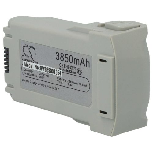 VHBW Drone Battery DJI BWX140-2590-7.32, BWX162-2453-7.38 - 3850 mAh 7.4 V Li-polymer