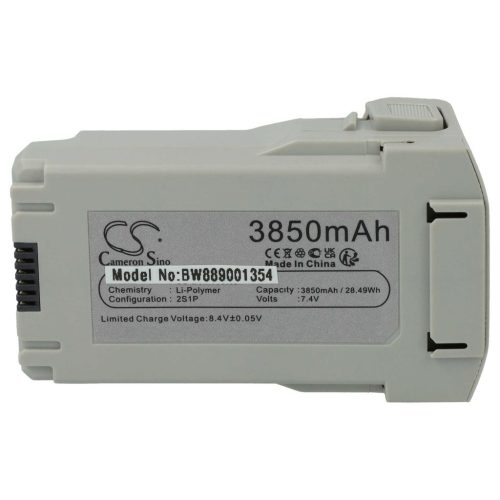 VHBW Drone Battery DJI BWX140-2590-7.32, BWX162-2453-7.38 - 3850 mAh 7.4 V Li-polymer