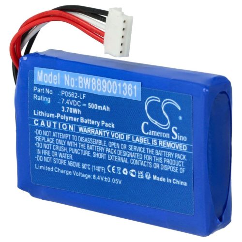 VHBW Akkumulátor  HP P0562-LF nyomtatóhoz - 500 mAh 7,4 V Li-polimer