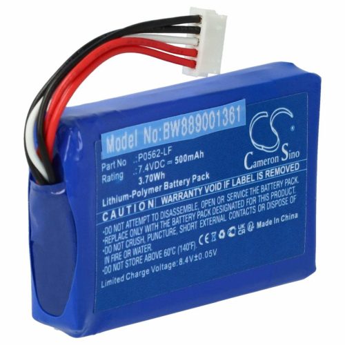 VHBW Akkumulátor  HP P0562-LF nyomtatóhoz - 500 mAh 7,4 V Li-polimer
