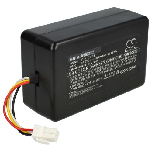 VHBW Samsung DJ68-00741V-00, DJ96-00193F, DJ96-00193B Akku - 6000 mAh, 21,6 V, Li-Ion