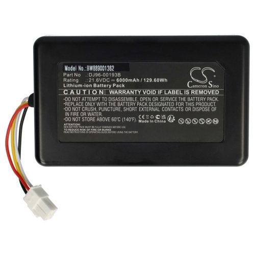 VHBW Samsung DJ68-00741V-00, DJ96-00193F, DJ96-00193B Akku - 6000 mAh, 21,6 V, Li-Ion
