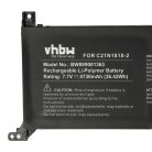 VHBW Notebook Battery Asus 0B200-03280500, C21N1818-2 - 4730 mAh 7.7 V Li-polymer