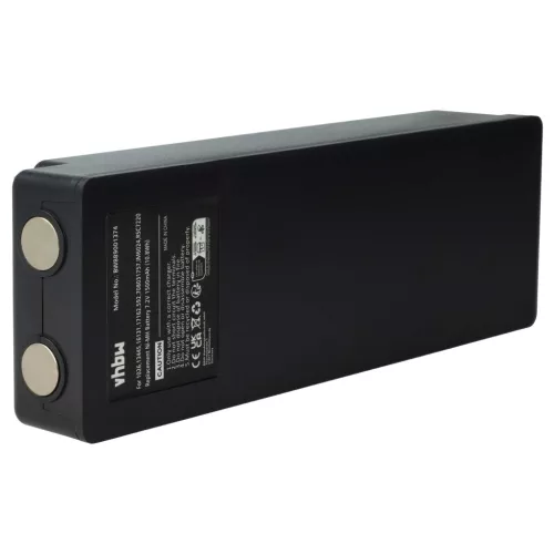VHBW Fernbedienungsakku 17162, 708031757, 16131, 1026, 13445 - 1500 mAh 7,2 V NiMH