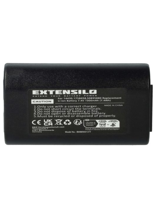 Akkumulátor  3M W003688, S0895880 nyomtatóhoz – 1000 mAh 7,4 V Li-Ion