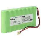 VHBW Alarmanlagen Akku Visonic 100729, GP220AAH8BMX, GP130AAH6BMX - 2200 mAh 9,6 V NiMH